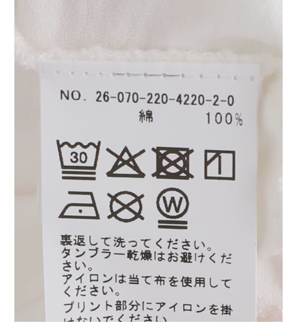 FRAMeWORK「カスレロゴプリントTシャツ」|Tシャツ・カットソー|
