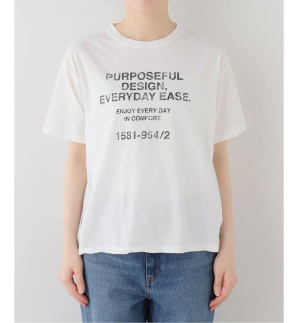 FRAMeWORK「カスレロゴプリントTシャツ」|Tシャツ・カットソー|
