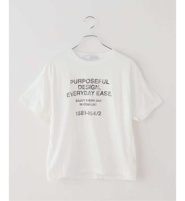 FRAMeWORK「カスレロゴプリントTシャツ」|Tシャツ・カットソー|