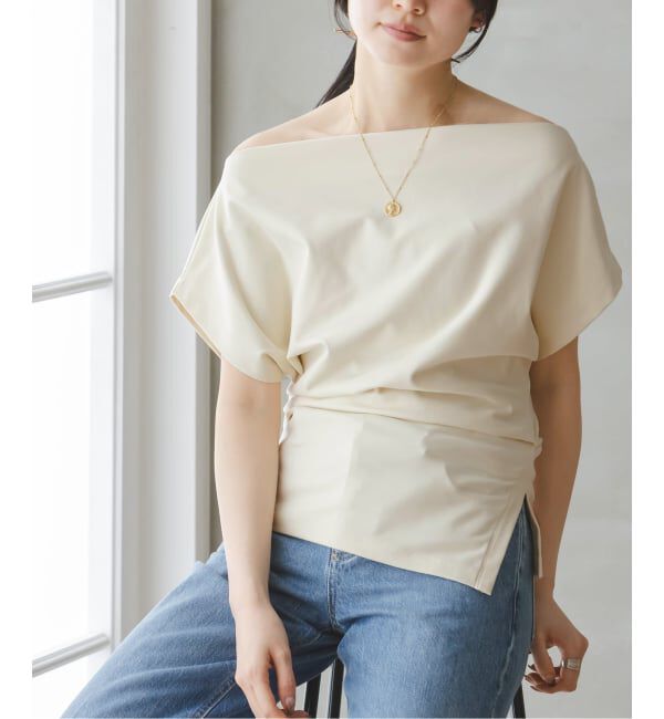 NOBLE「《NOBLE別注カラー》CLOSED/クローズド Off Shoulder top」|Tシャツ・カットソー|ナチュラル