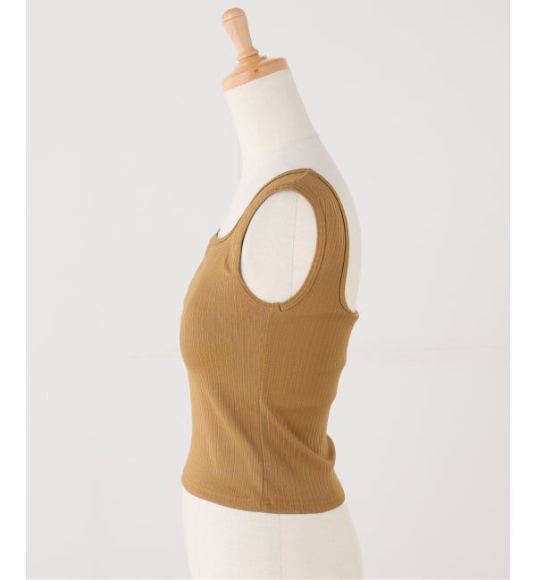 Spick and Span「Loro / ローロ Wide rib Square Tanktop」|タンクトップ|