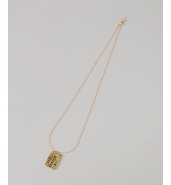 NOBLE「chibi jewels/チビジュエルズ Idintification Tag Necklace」|ネックレス|