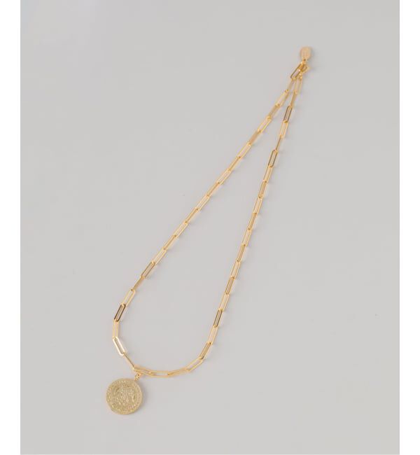 NOBLE「chibi jewels/チビジュエルズ rectangle chain Mex Coin Necklace」|ネックレス|