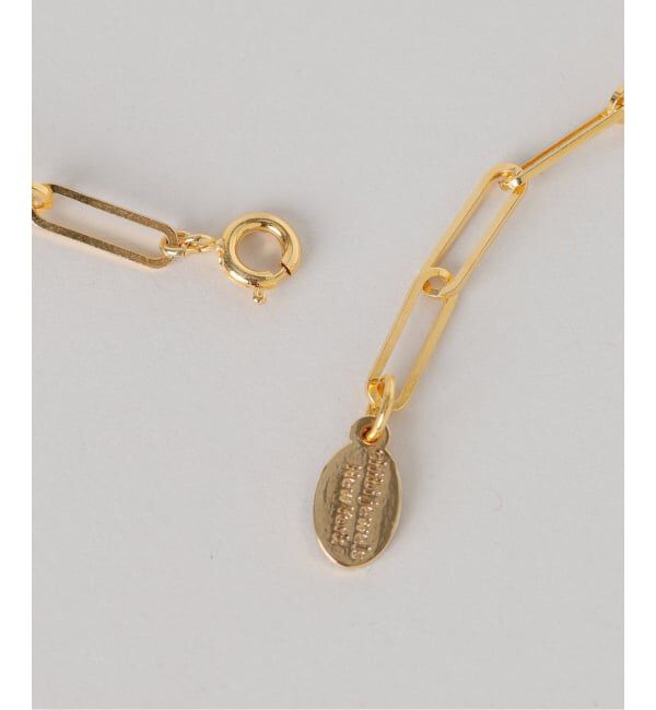 NOBLE「chibi jewels/チビジュエルズ rectangle chain Mex Coin Necklace」|ネックレス|