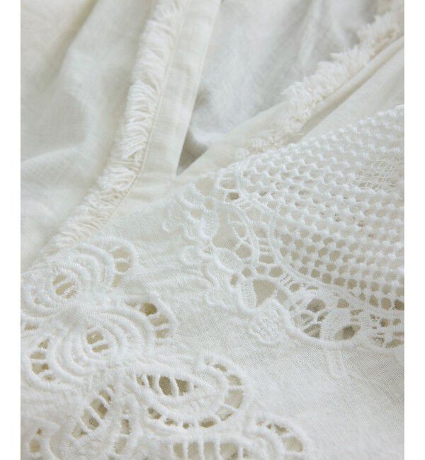 SALON adam et rope'「【WEB限定】カットワークエンブロイダリーブラウス」|シャツ・ブラウス|