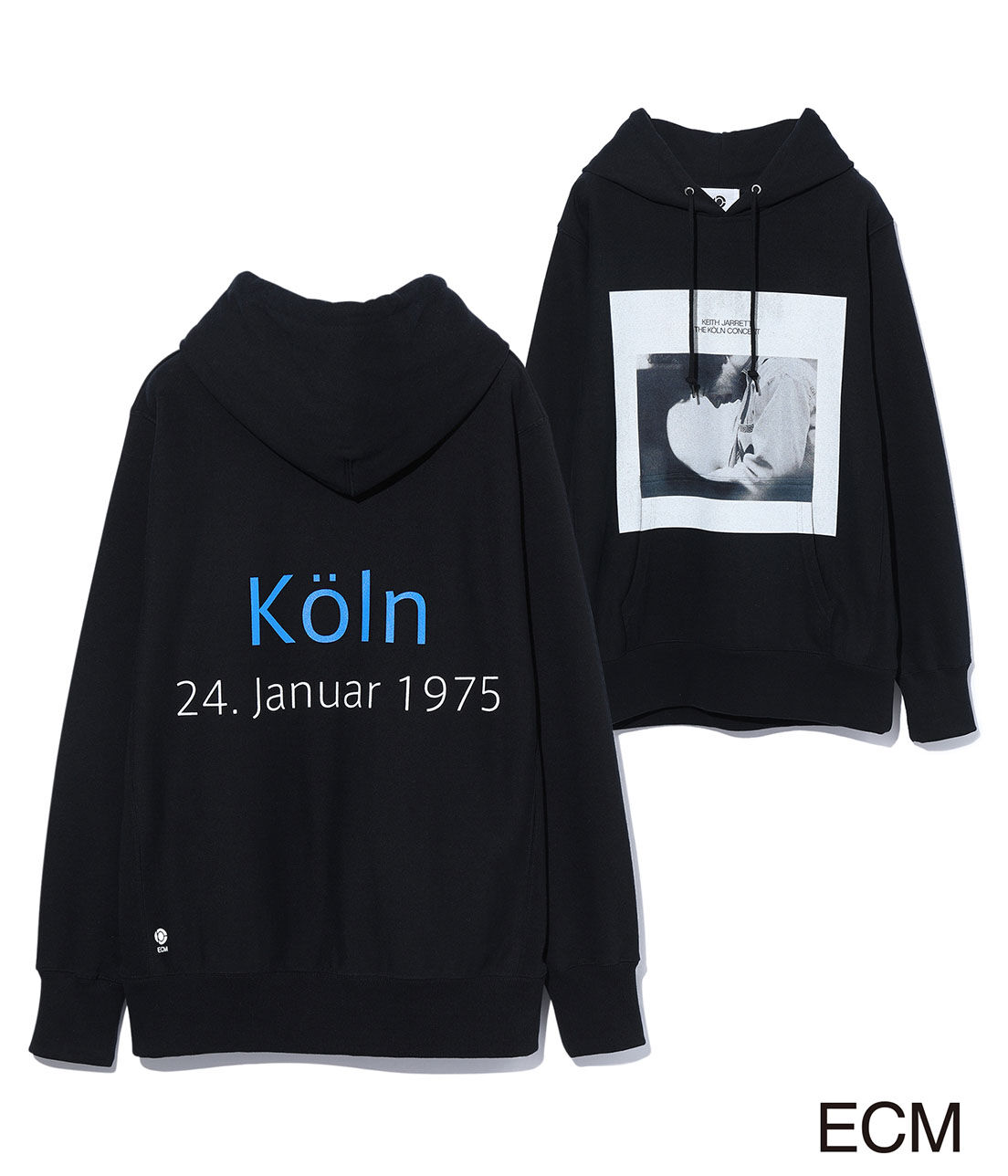 ADAM ET ROPE'「〈KEITH JARRETT〉PHOTO PARKA」|パーカー|ブラック(01)
