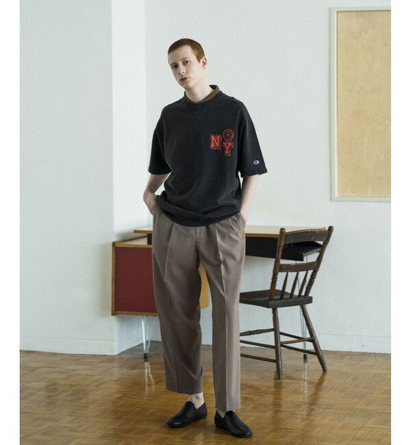 ADAM ET ROPE'「《別注》【Champion】REVERSE WEAVE SHORT SLEEVE SWEATSHIRT」|Tシャツ・カットソー|
