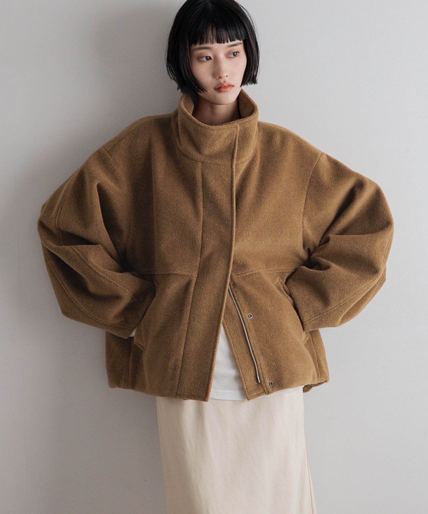 LOWRYS FARM「ウーリーテックスタンドブルゾン」|その他|BRN5
