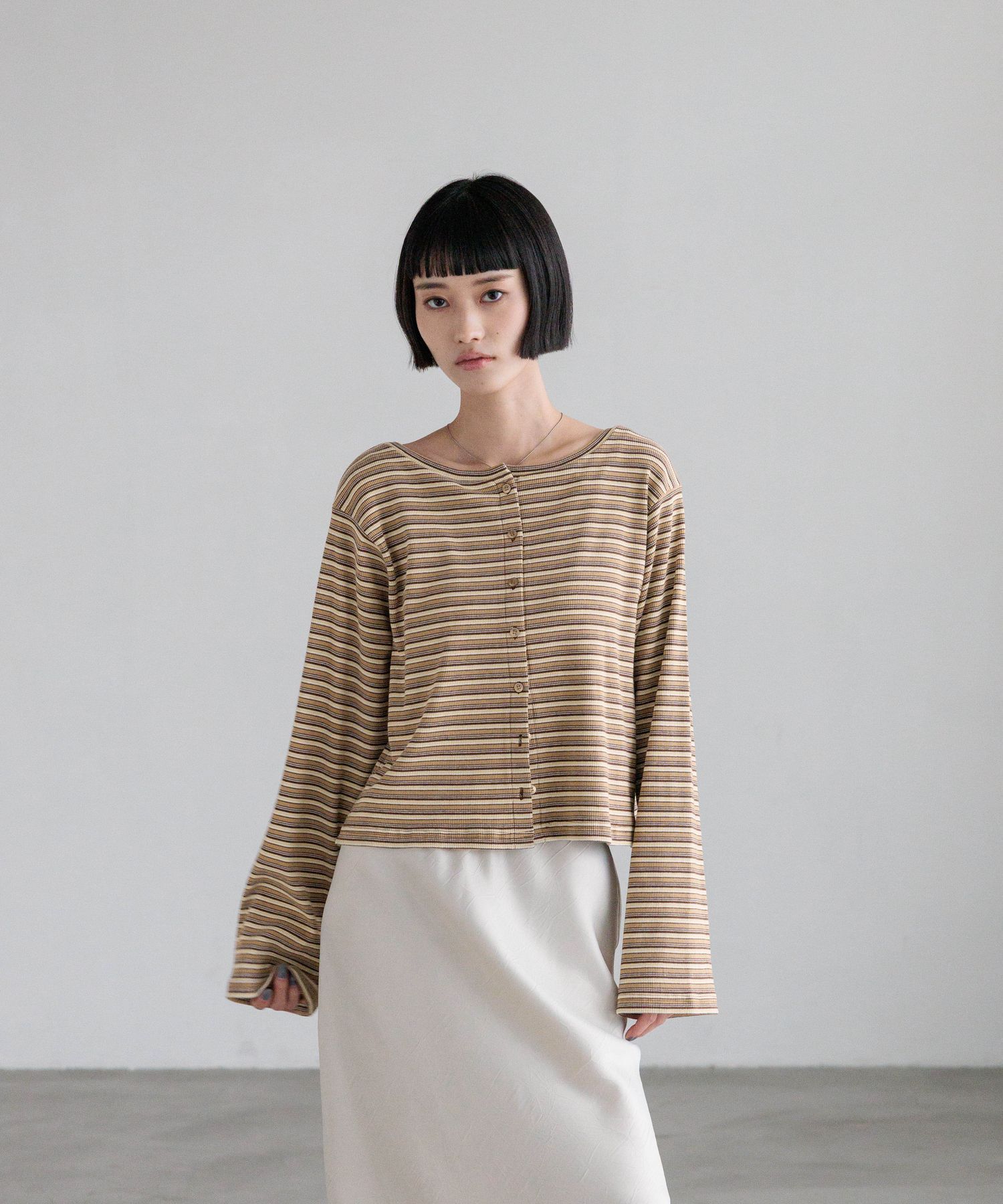 LOWRYS FARM「マルチＷＡＹカットカーディガンＬＳ」|Tシャツ・カットソー|