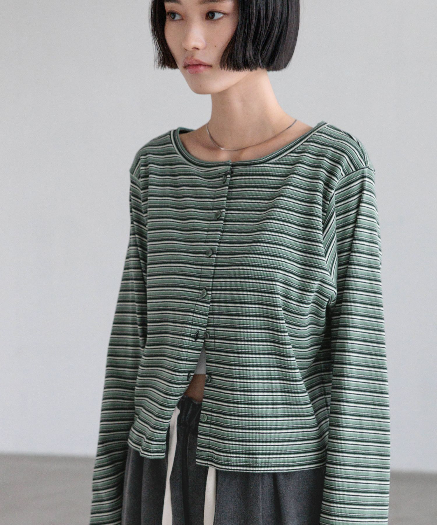 LOWRYS FARM「マルチＷＡＹカットカーディガンＬＳ」|Tシャツ・カットソー|