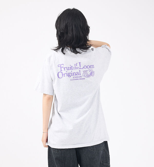 ABAHOUSE「【FRUIT OF THE LOOM/フルーツ オブ ザ ルーム】Embroid」|Tシャツ・カットソー|グレー系その他2