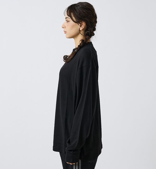 ABAHOUSE「【LUCEBER/ルースバー】MERINO WOOL LONG SLEEVE T」|ニット・セーター|