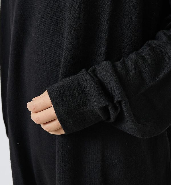 ABAHOUSE「【LUCEBER/ルースバー】MERINO WOOL LONG SLEEVE T」|ニット・セーター|