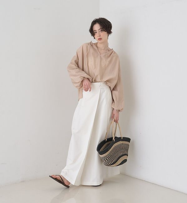 Rouge vif「【The Bagmati/ザ バグマティ】柄カゴバッグ」|かごバッグ|