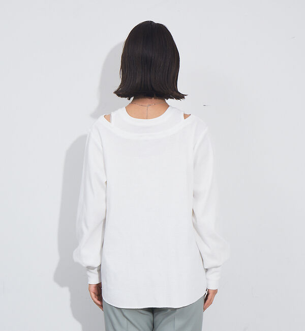 NOMINE「アメスリタンクレイヤードハニカムプルオーバー」|Tシャツ・カットソー|