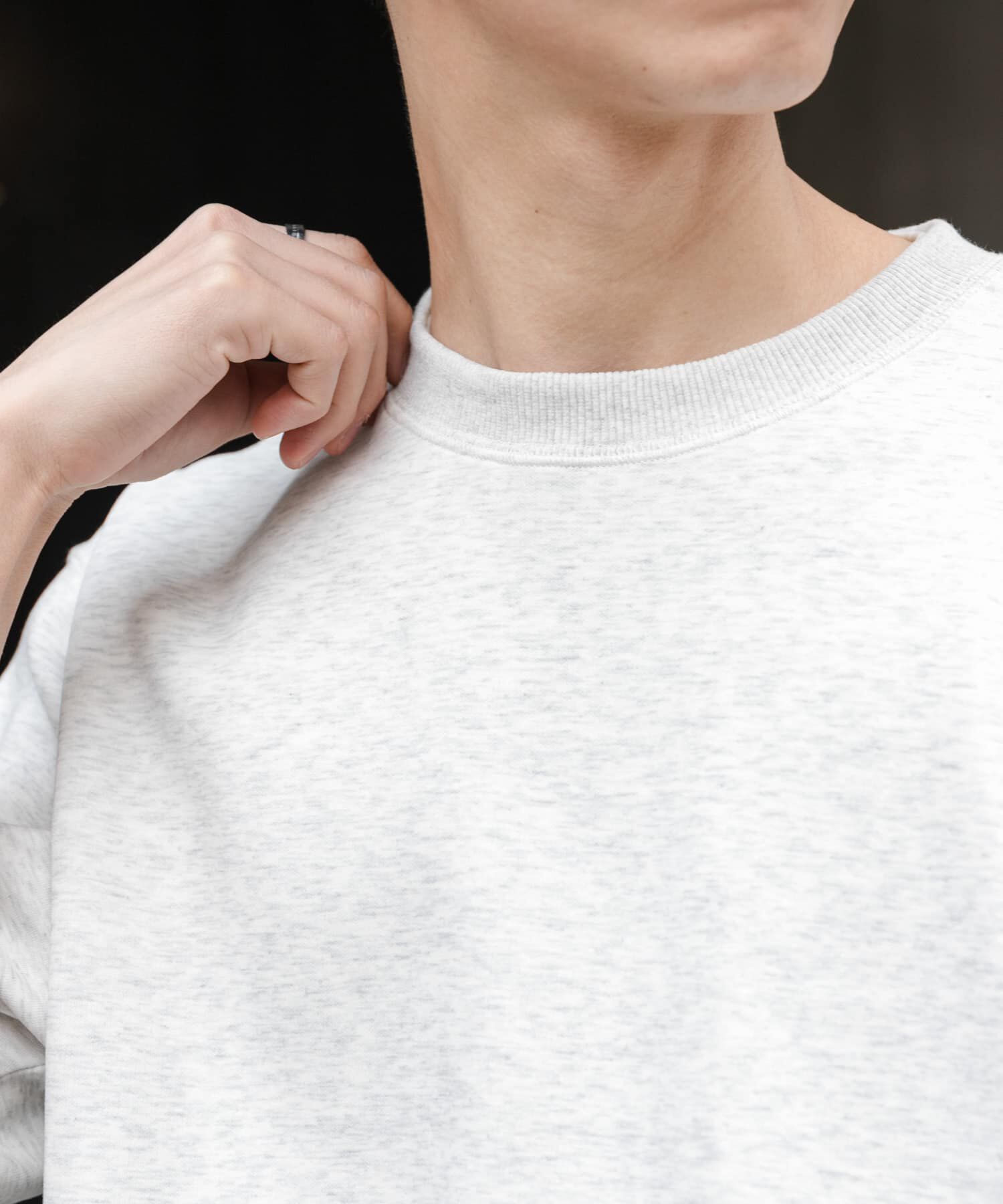 URBAN RESEARCH DOORS「FORK&SPOON　ストレッチダンボールショートスリーブTシャツ」|Tシャツ・カットソー|
