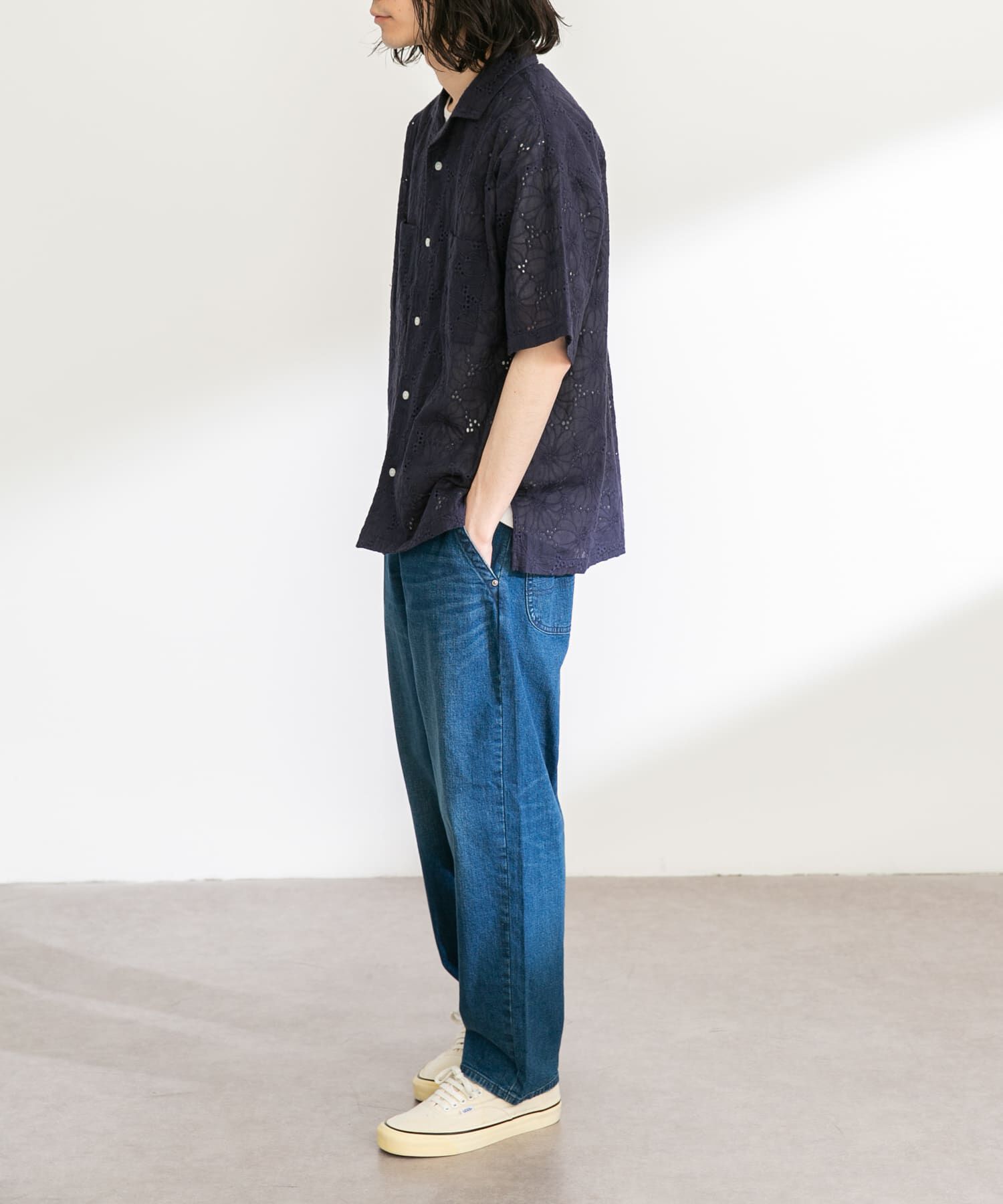 Sonny Label 「レース刺繍ショートスリーブシャツ」|シャツ・ブラウス|