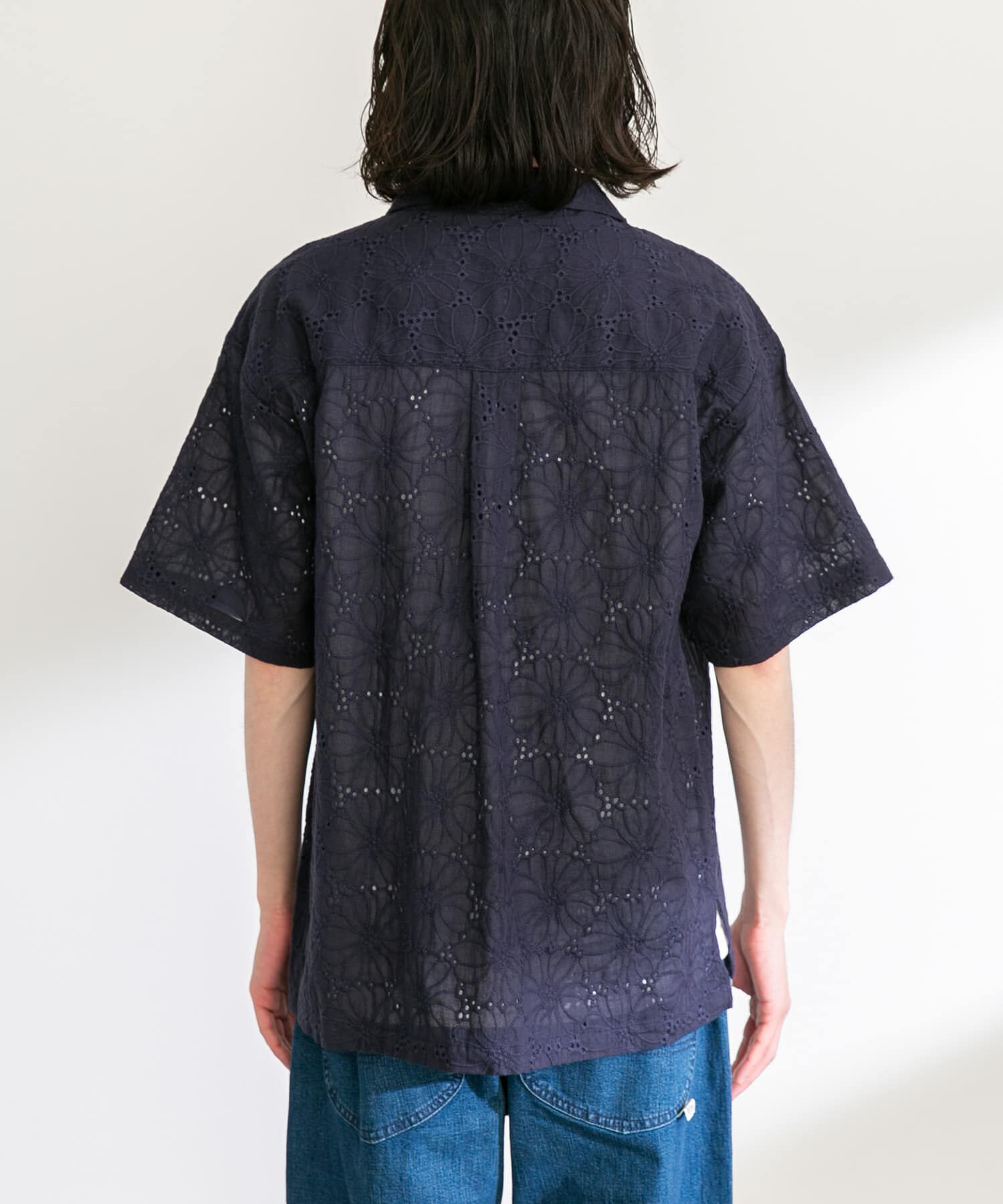 Sonny Label 「レース刺繍ショートスリーブシャツ」|シャツ・ブラウス|