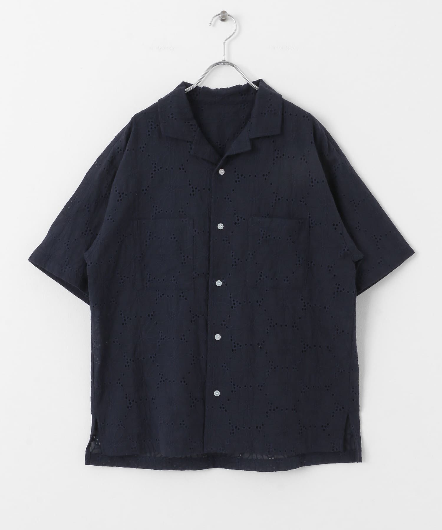 Sonny Label 「レース刺繍ショートスリーブシャツ」|シャツ・ブラウス|