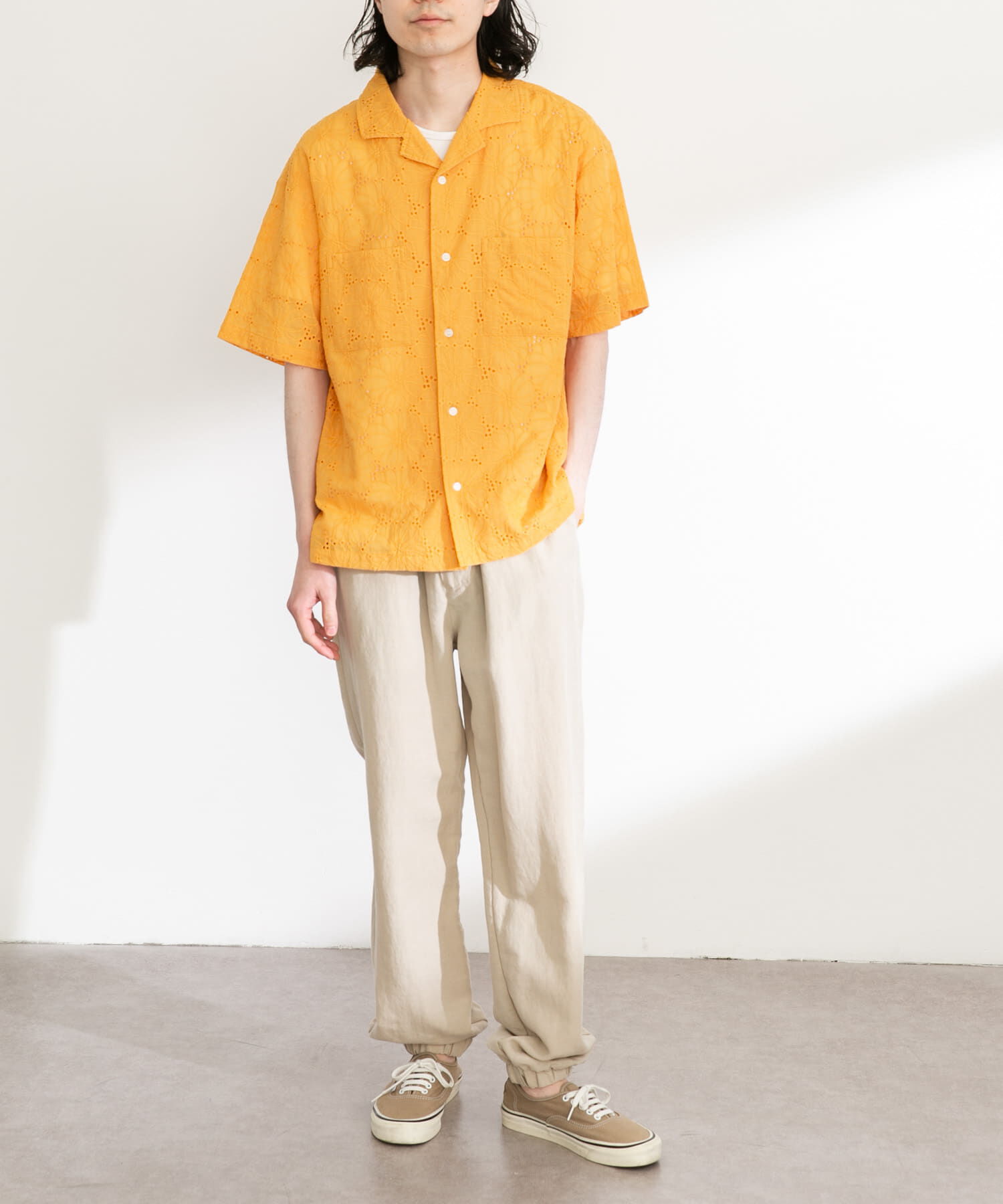 Sonny Label 「レース刺繍ショートスリーブシャツ」|シャツ・ブラウス|
