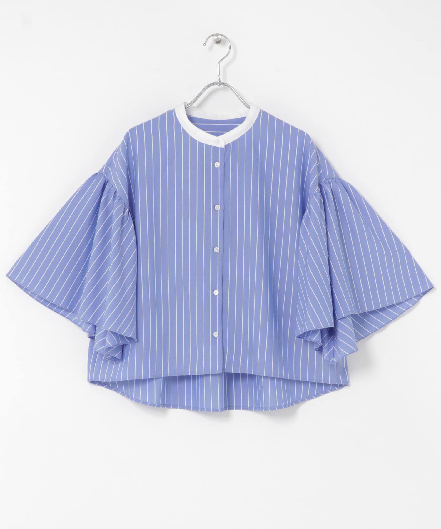 URBAN RESEARCH ROSSO「ウォッシャブルストライプブラウス」|シャツ・ブラウス|