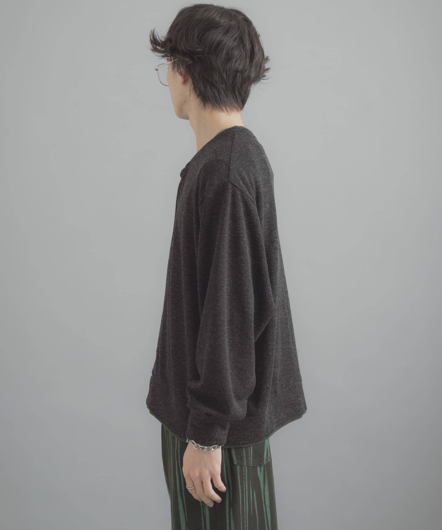 SENSE OF PLACE by URBAN RESEARCH「フェイクレイヤードクルーネックカーディガン」|カーディガン|