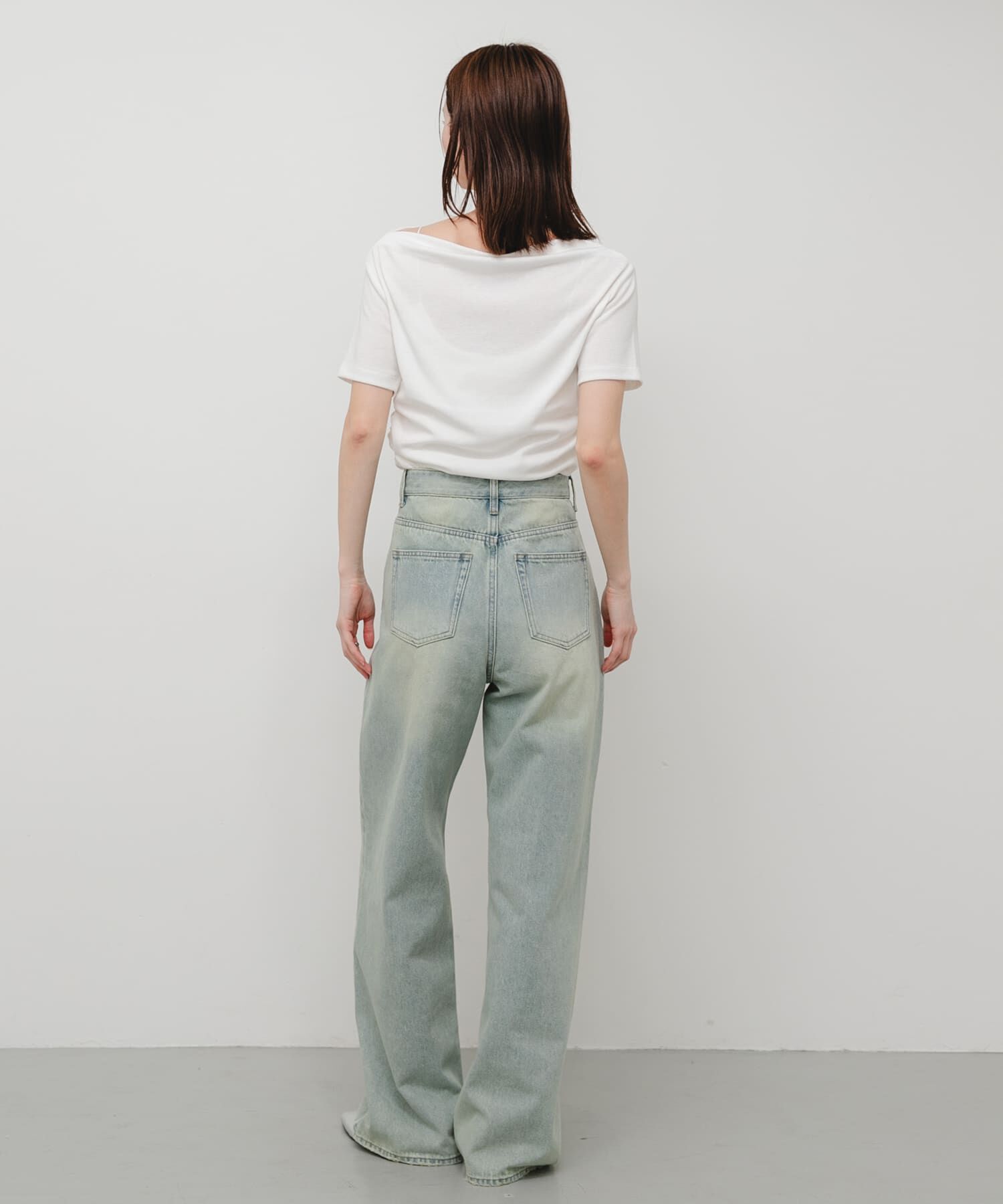 SENSE OF PLACE by URBAN RESEARCH「シアードレープトップ(半袖)」|Tシャツ・カットソー|