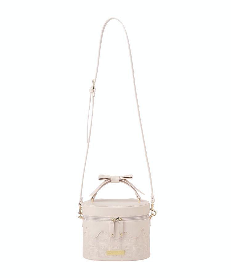 Maison de FLEUR「FLEURチョコレートキューブバッグ」|ハンドバッグ|