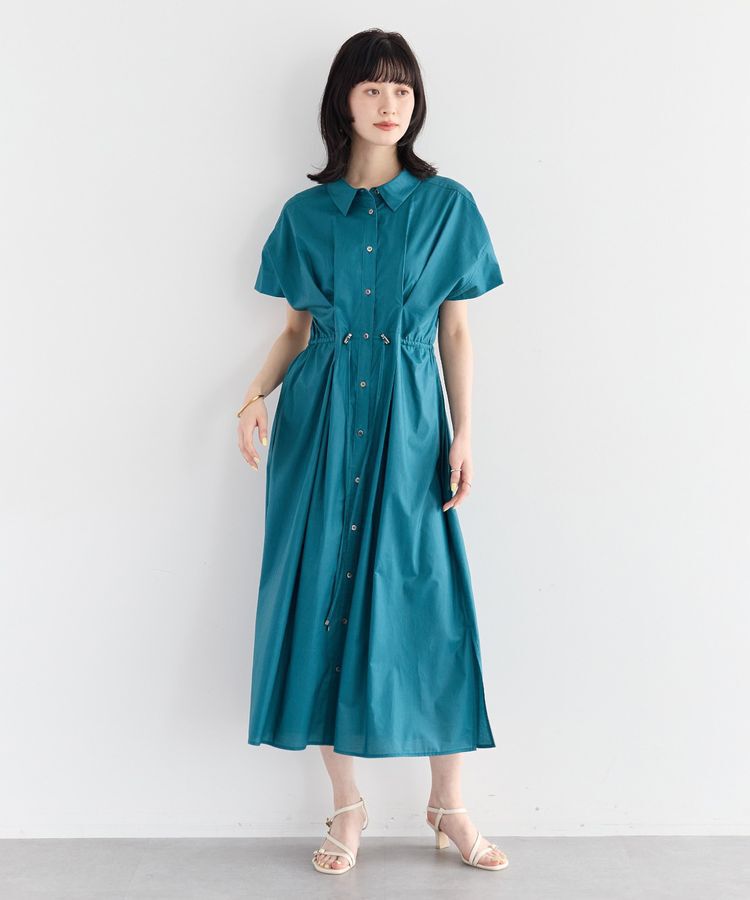 YECCA VECCA「【ORGABITS】タックシャツワンピース」|ワンピース|