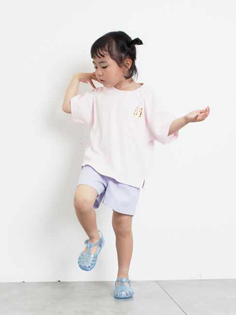 Samansa Mos2 Lagom「【ブルーイ】ポケット付きプリントTシャツ」|Tシャツ・カットソー|