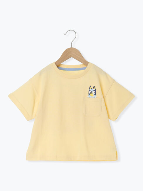 Samansa Mos2 Lagom「【ブルーイ】ポケット付きプリントTシャツ」|Tシャツ・カットソー|