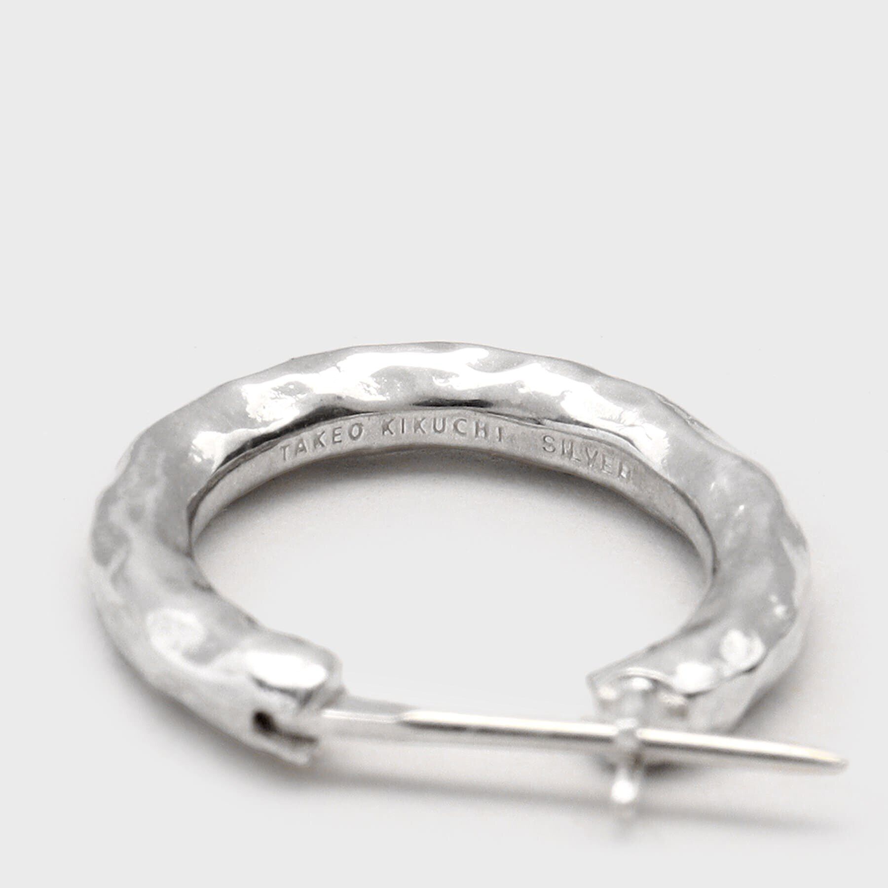 TAKEO KIKUCHI「【MADE IN JAPAN】サークルフープシルバーピアス」|ピアス|