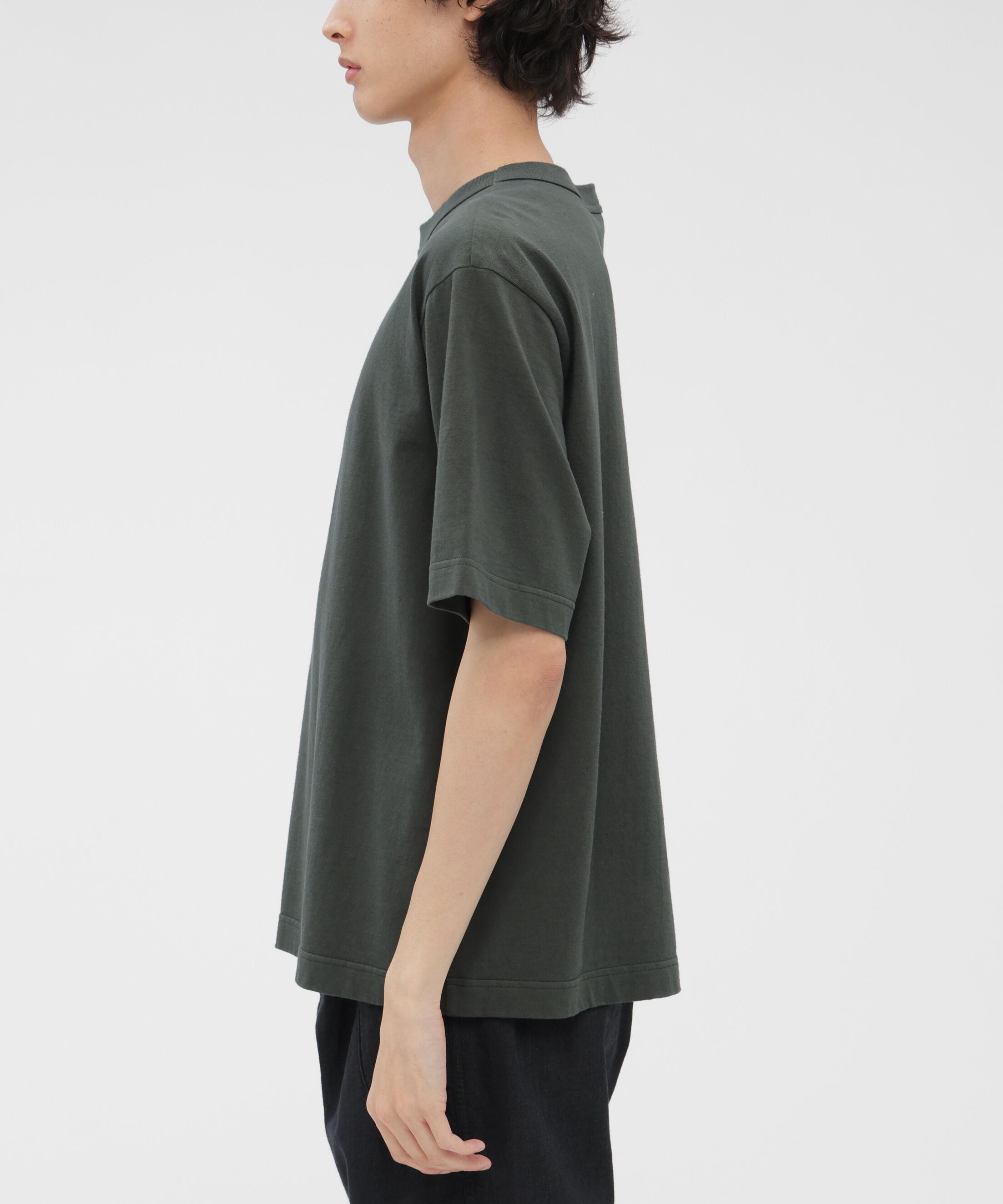 MHL.「RAW SLUB COTTON JERSEY TOP」|Tシャツ・カットソー|