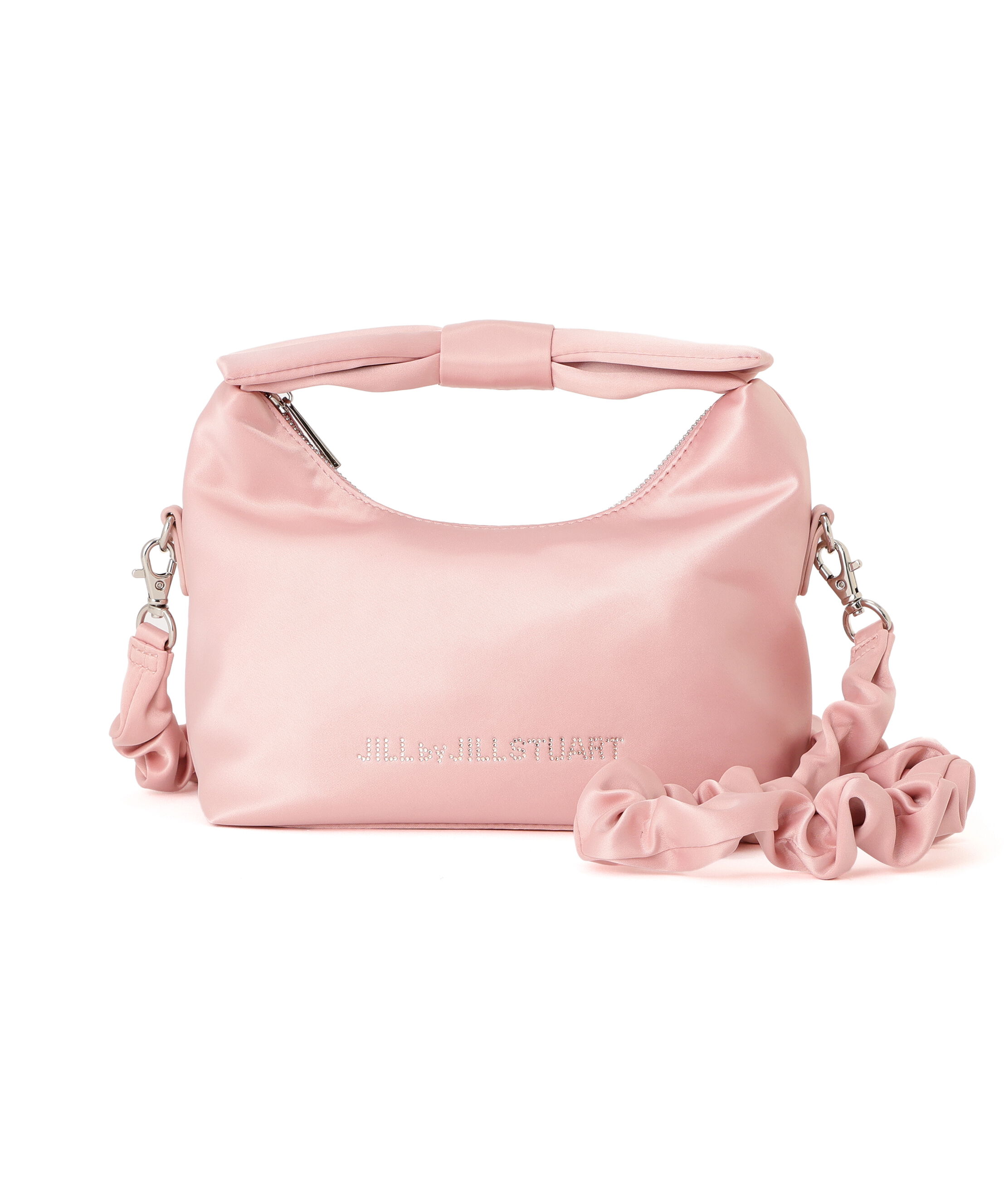  「リボンハンドルサテンバッグ」|その他|