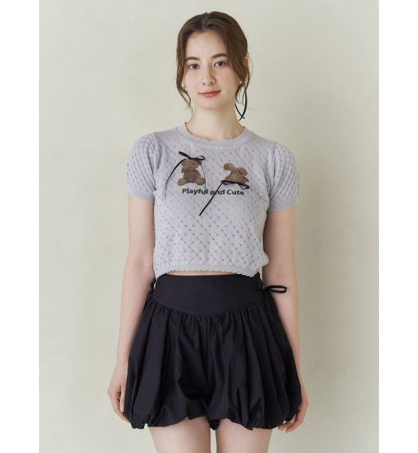 CALNAMUR「SKIRT LIKE BALOON MINI CULOTTES/スカートライクバルーンミニキュロット」|スカート|