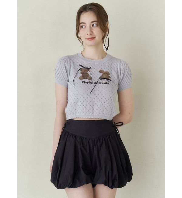 CALNAMUR「SKIRT LIKE BALOON MINI CULOTTES/スカートライクバルーンミニキュロット」|スカート|