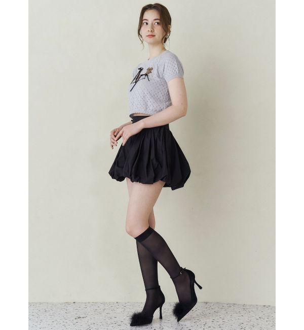 CALNAMUR「SKIRT LIKE BALOON MINI CULOTTES/スカートライクバルーンミニキュロット」|スカート|