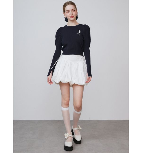CALNAMUR「SKIRT LIKE BALOON MINI CULOTTES/スカートライクバルーンミニキュロット」|スカート|