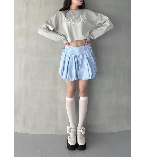 CALNAMUR「SKIRT LIKE BALOON MINI CULOTTES/スカートライクバルーンミニキュロット」|スカート|