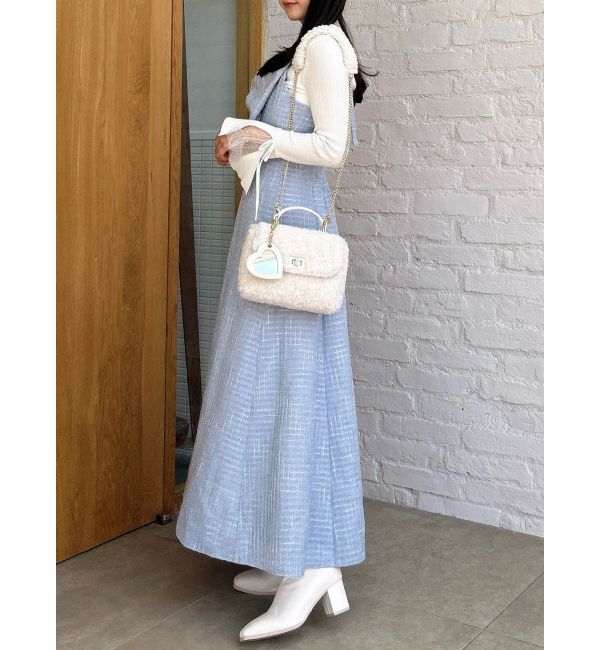 dazzlin「【追加生産分】ビッグリボンレイヤードワンピース」|ワンピース|
