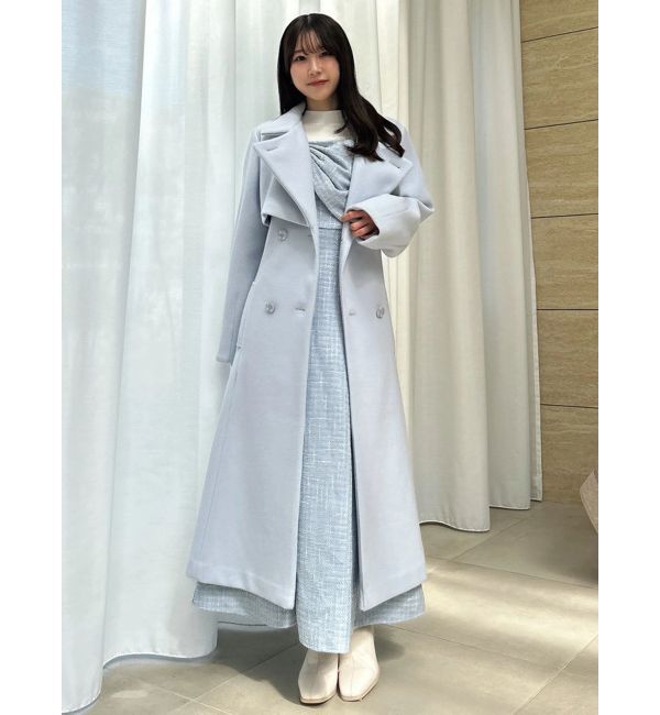 dazzlin「【追加生産分】ビッグリボンレイヤードワンピース」|ワンピース|