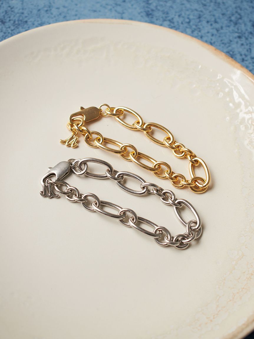 Mila Owen「【EVERYDAY PROOF JEWELRY 】ＭＩＸチェーンブレス」|ブレスレット・バングル|
