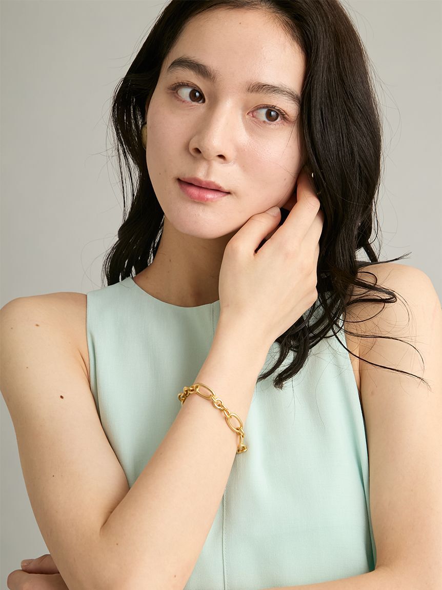 Mila Owen「【EVERYDAY PROOF JEWELRY 】ＭＩＸチェーンブレス」|ブレスレット・バングル|