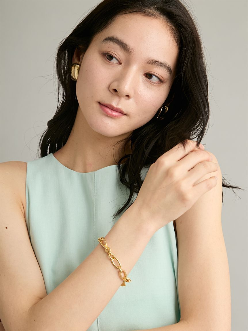 Mila Owen「【EVERYDAY PROOF JEWELRY 】ＭＩＸチェーンブレス」|ブレスレット・バングル|
