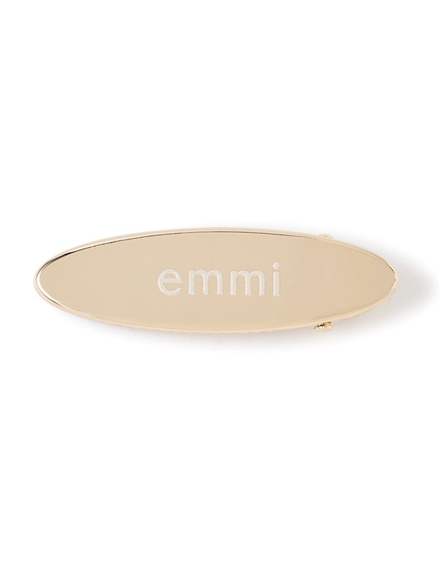 emmi atelier「emmiロゴオーバルメタルヘアクリップ」|ヘアバンド|