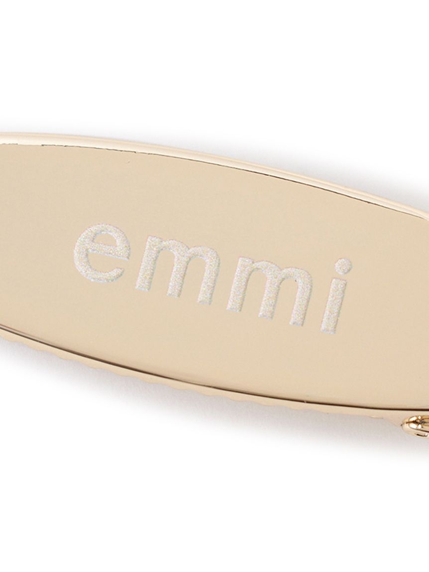emmi atelier「emmiロゴオーバルメタルヘアクリップ」|ヘアバンド|