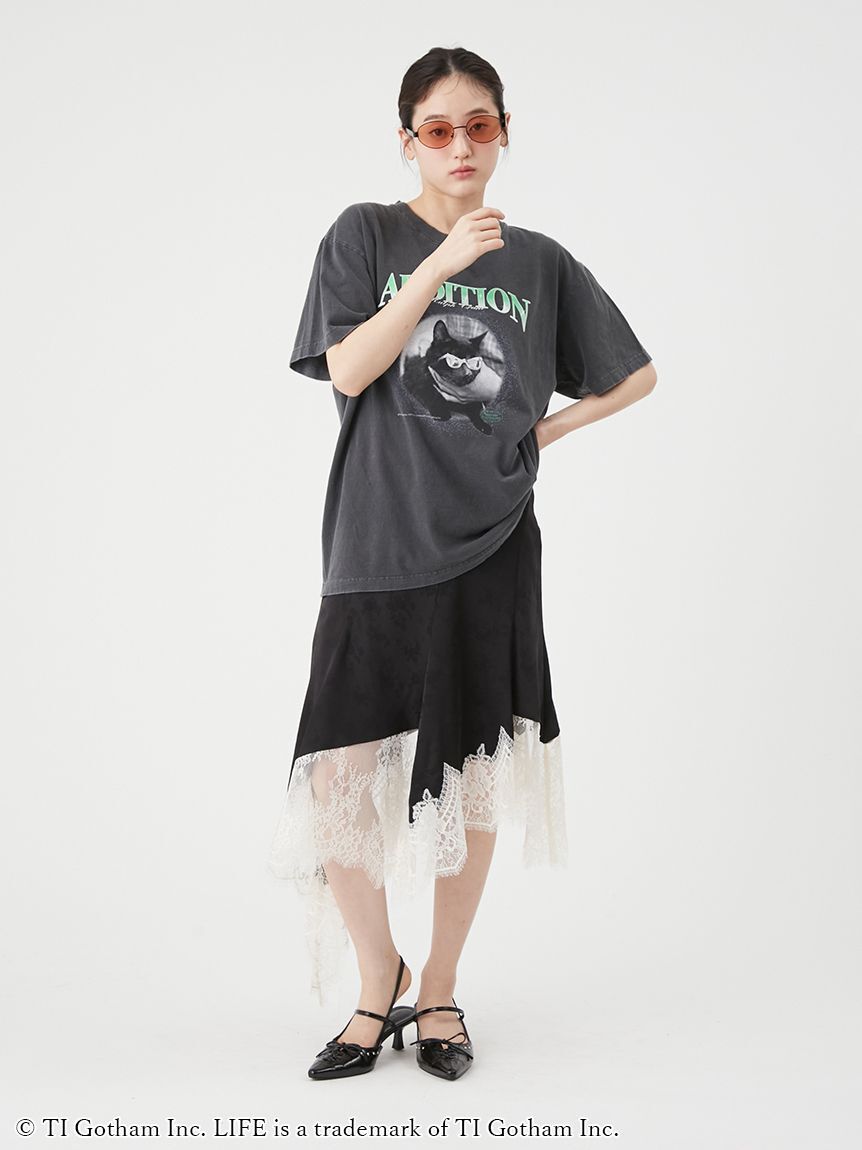 LILY BROWN「【LILY BROWN&times;GOOD ROCK SPEED&times;LIFE PC】Cat Tシャツ」|Tシャツ・カットソー|