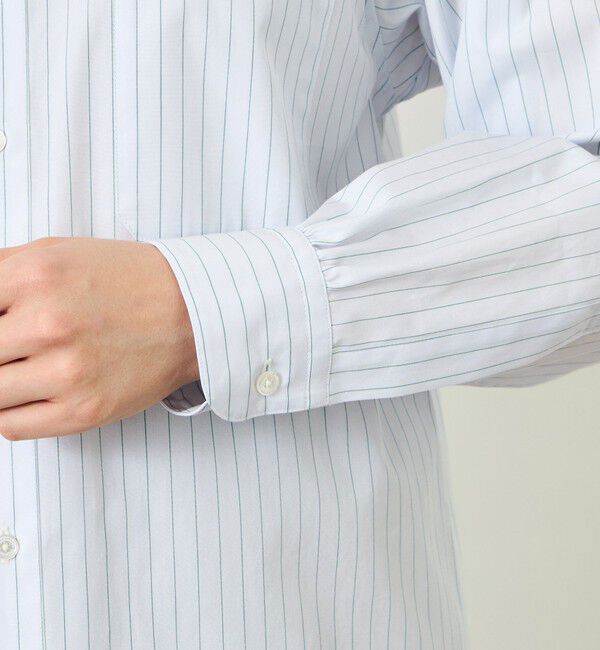 MACKINTOSH PHILOSOPHY「GREY LABEL バンドカラーパターンドシャツ」|シャツ・ブラウス|