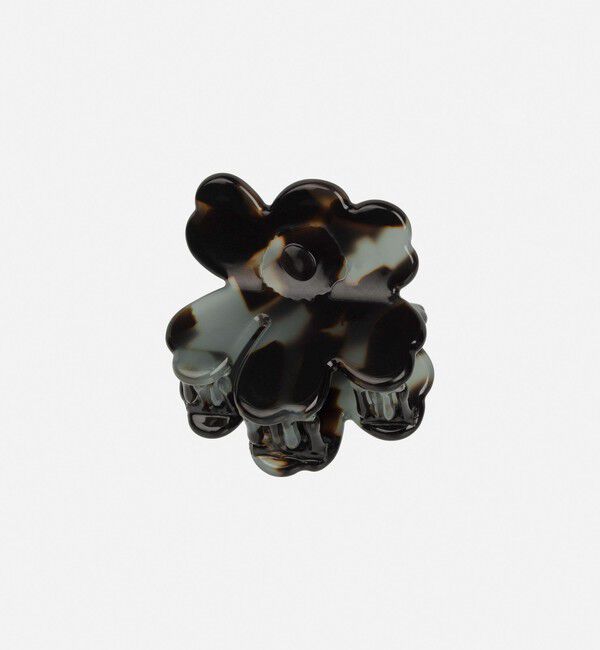 Marimekko「Unikko Hair Clip Large」|その他|ブラック&times;グレー