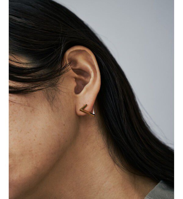 Jouete「[サークルピアス] トライアングル コンビカラー」|ピアス|